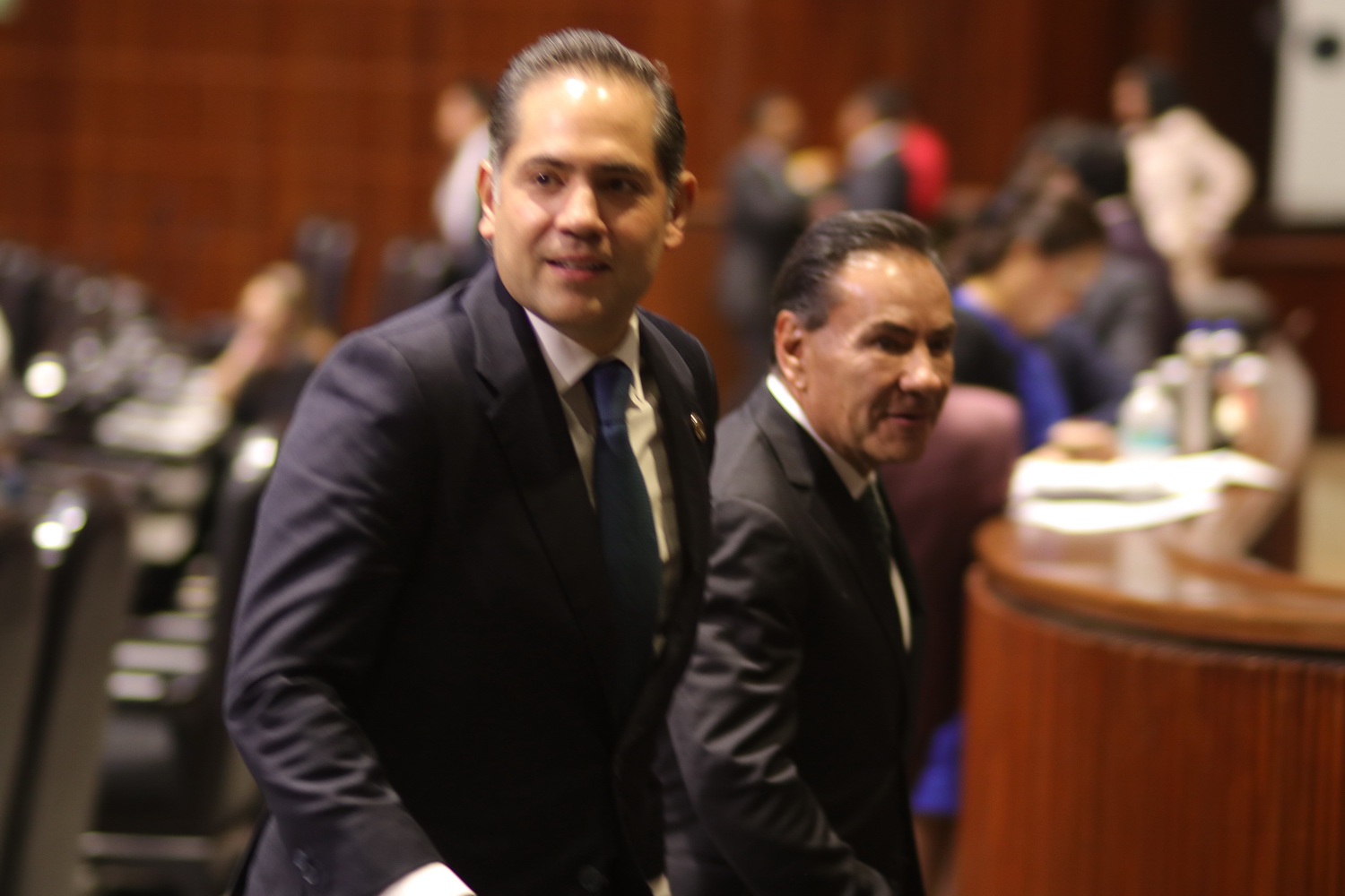 Raúl Bolaños-Cacho Cué, presidente de la Cámara de Diputados, en San Lázaro