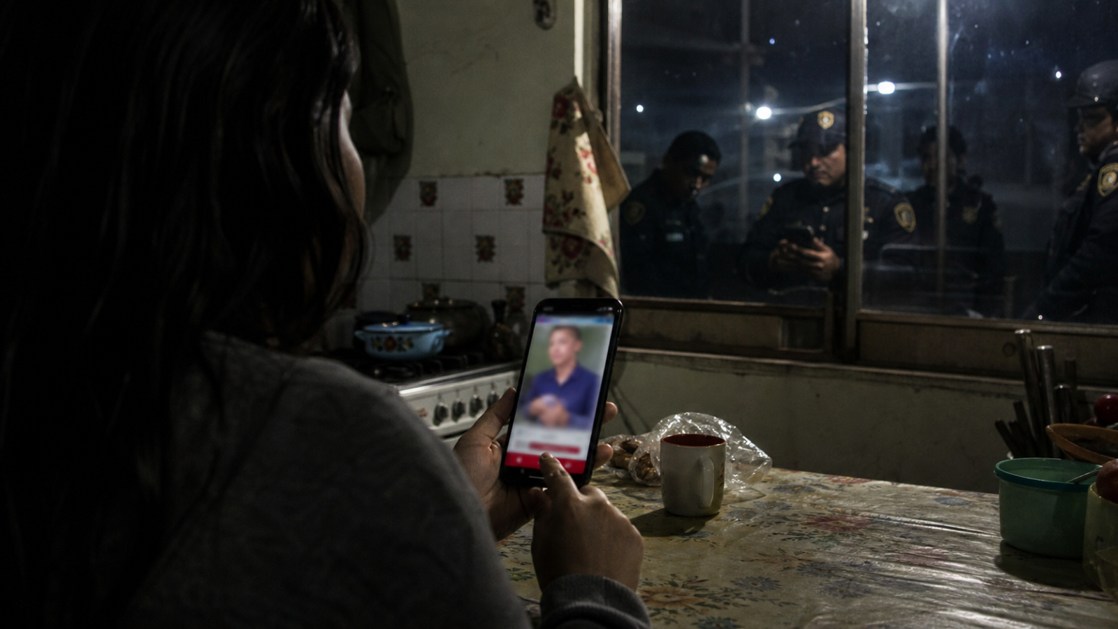 Persona usa ChatGPT en una laptop y un celular en una colonia de Ciudad de México mientras verifica la información generada por inteligencia artificial.
