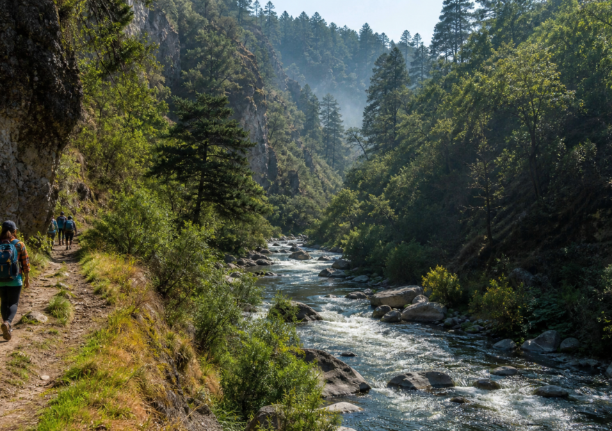 Cañon del Rio Magdalena en Los Dinamos, CDMX