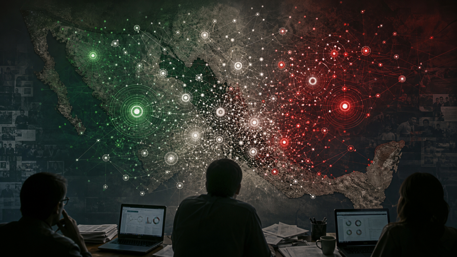 Red de interacciones digitales analizada por investigadores d