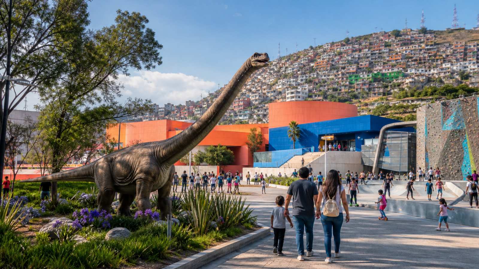 Complejo cultural y deportivo de las Utopias en Iztapalapa