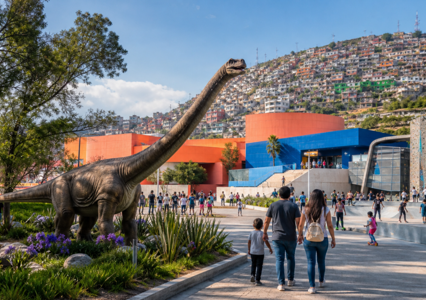 Complejo cultural y deportivo de las Utopias en Iztapalapa