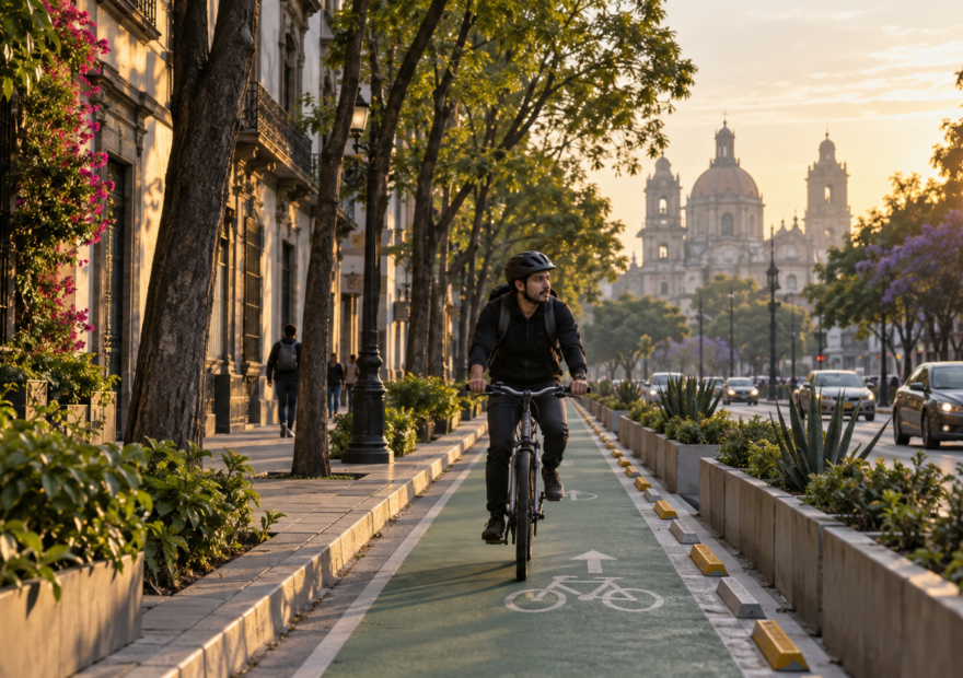 Imagen editorial para Bici en la ciudad: claves para moverte por barrios de la CDMX