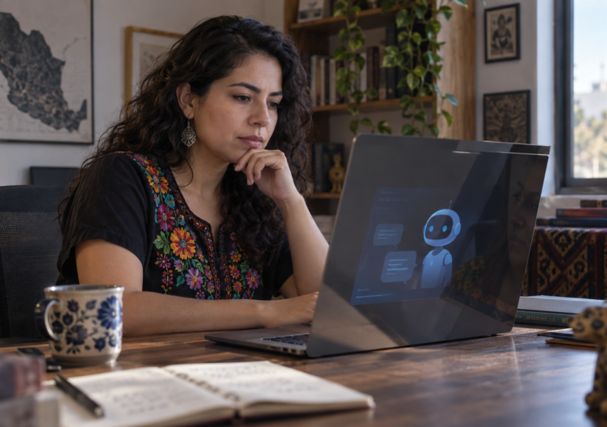 Imagen editorial para Asistentes de inteligencia artificial: privacidad antes de dar clic