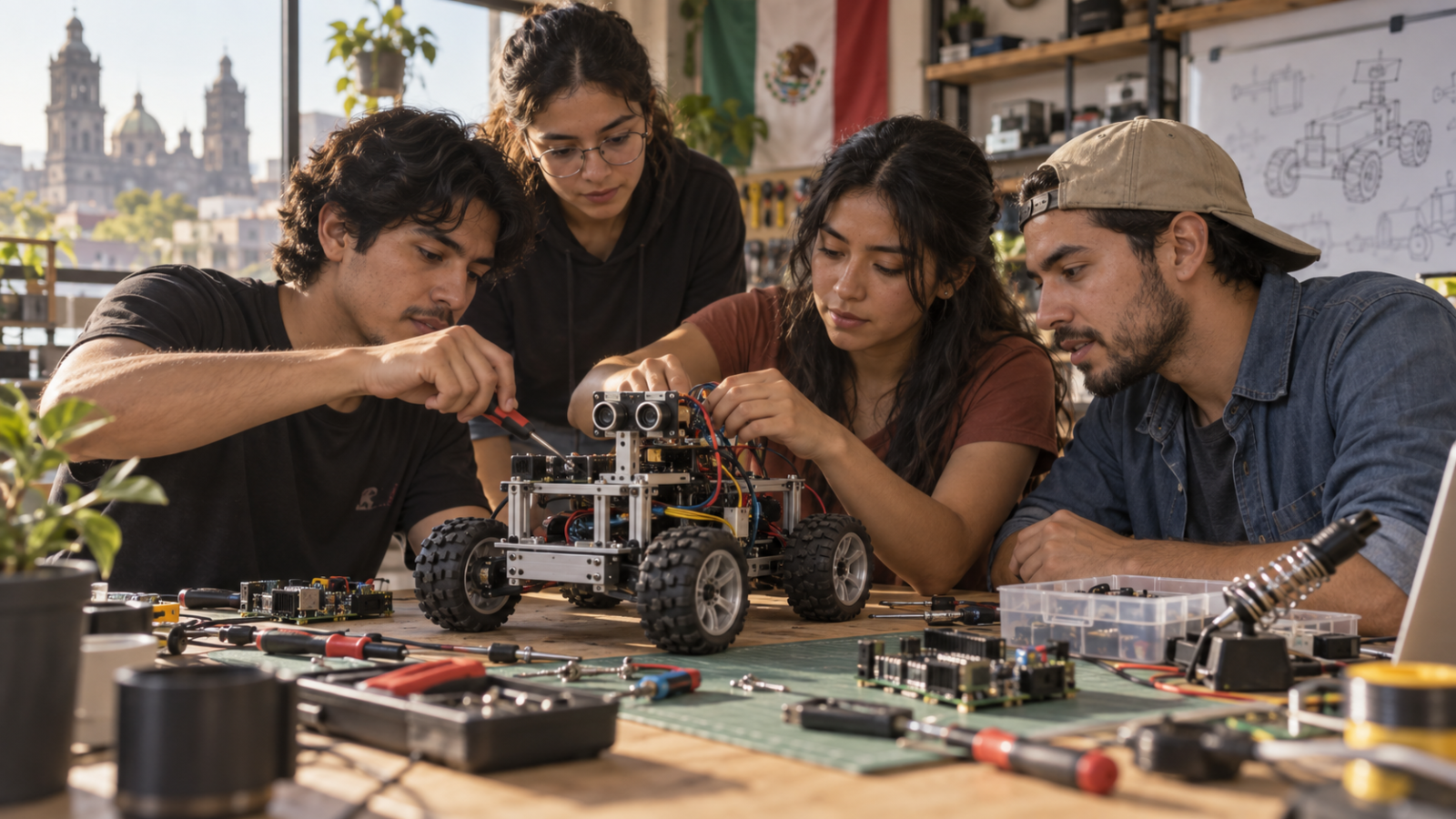 Imagen editorial para Robótica abierta: aprender, reparar y crear con tecnología