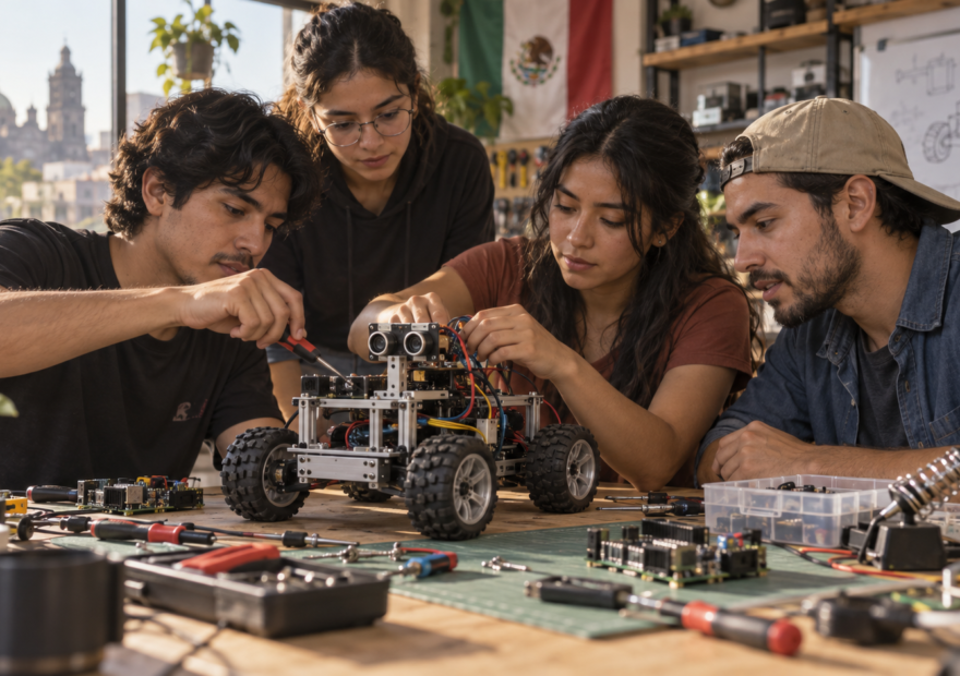 Imagen editorial para Robótica abierta: aprender, reparar y crear con tecnología