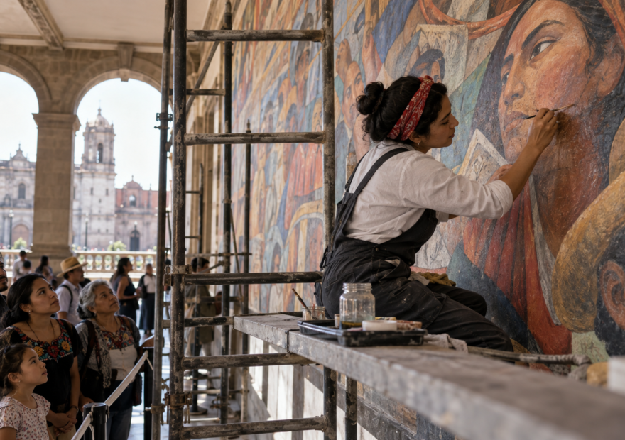 Imagen editorial para Muralismo en espacios públicos: arte, barrio y conversación