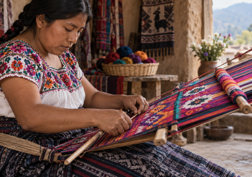 Imagen editorial para Textiles indígenas: técnicas vivas que cuentan territorio