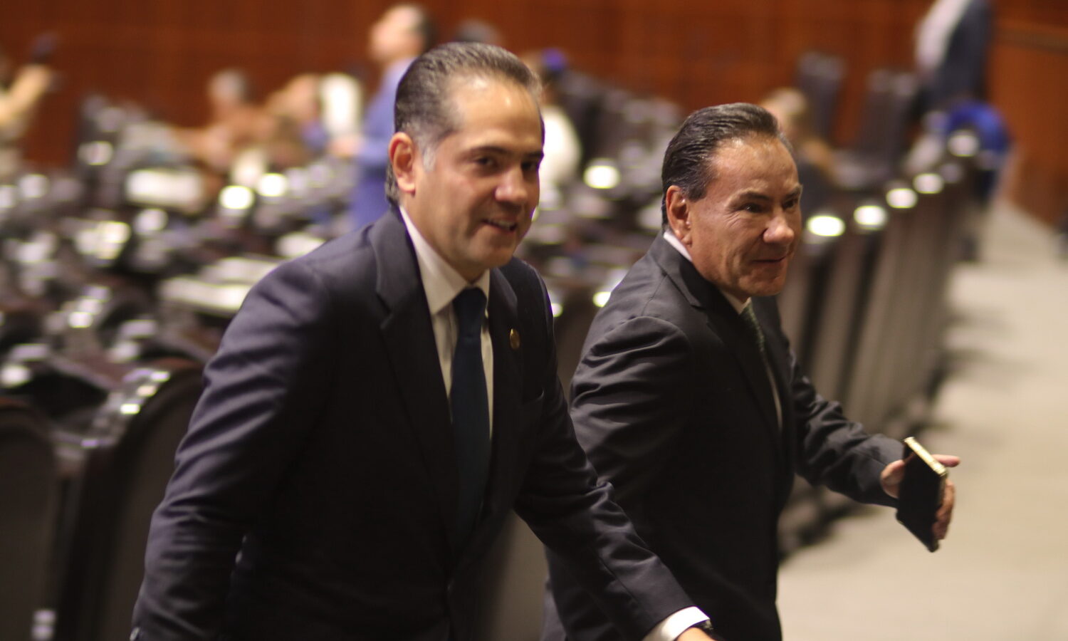 Raúl Bolaños-Cacho Cué, presidente de la Cámara de Diputados, en San Lázaro