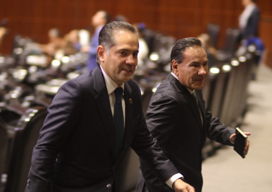 Raúl Bolaños-Cacho Cué, presidente de la Cámara de Diputados, en San Lázaro