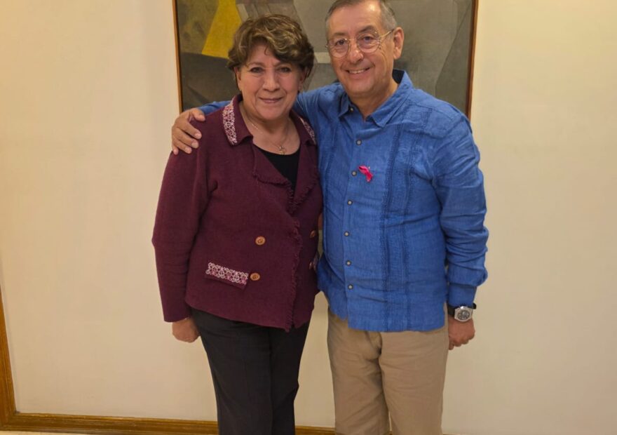 Delfina Gómez y Pedro Zenteno